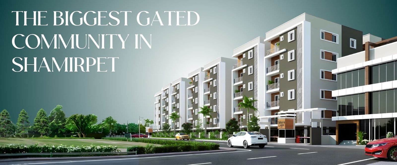 Just 320 flats spread across 5 acres